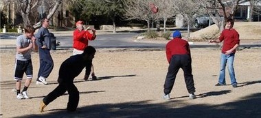 Senator Shapleigh takes a throw at Madeline Bowl 2006