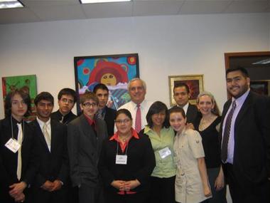 <a href="http://shapleigh.org/videos/143-magarita-madness">With some Community Scholars in the Capitol</a>
