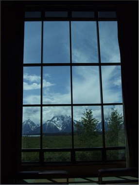 "Best of the West" View From Jackson Lake Lodge at Grand Tetons