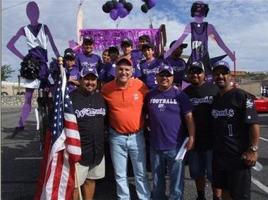 "July 4th Parade" Senator Shapleigh with El Paso Westside Wizards